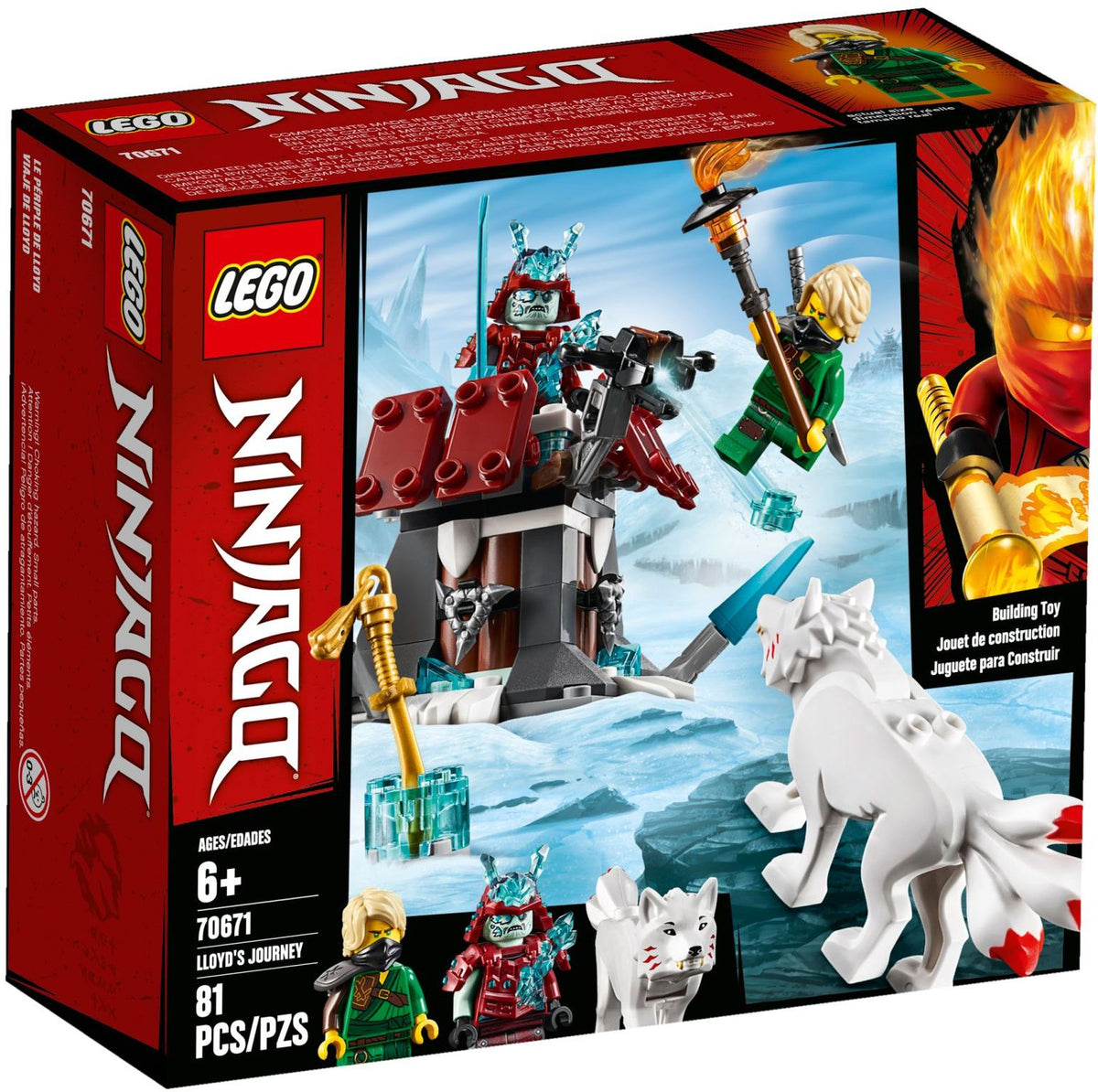 D20-70671 DAMAGED Ninjago Floyd's Journey