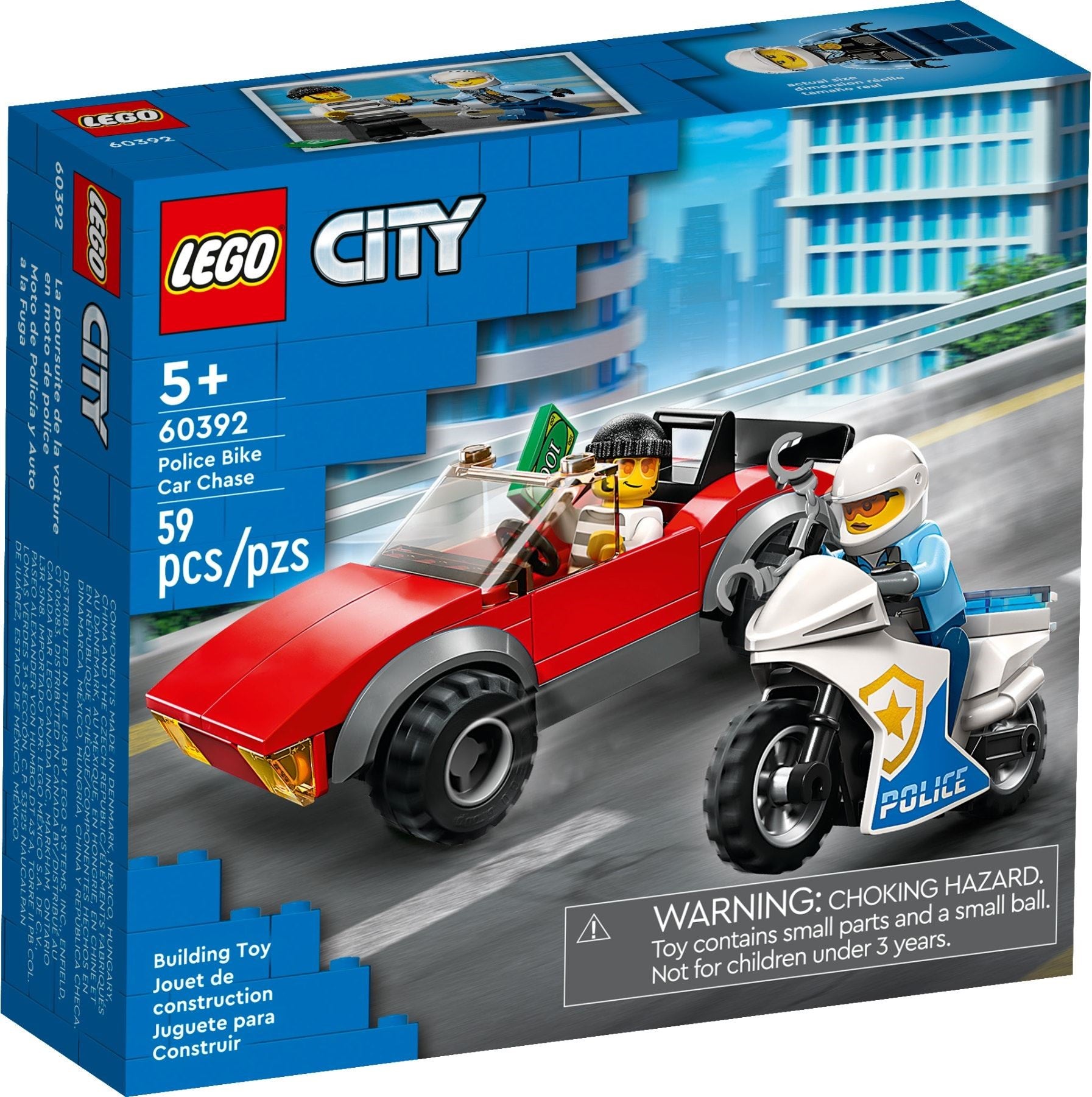 60392 LEGO City Police Bike Car Chase