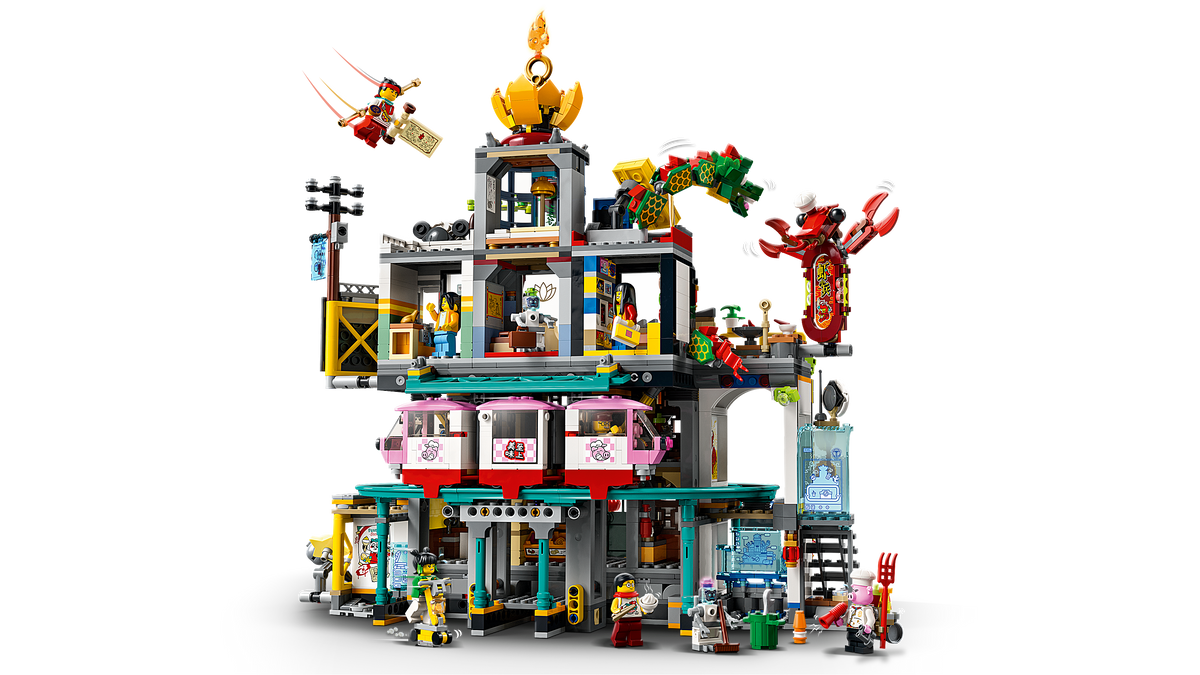 D15-80036 DAMAGED Monkie Kid City of Lanterns