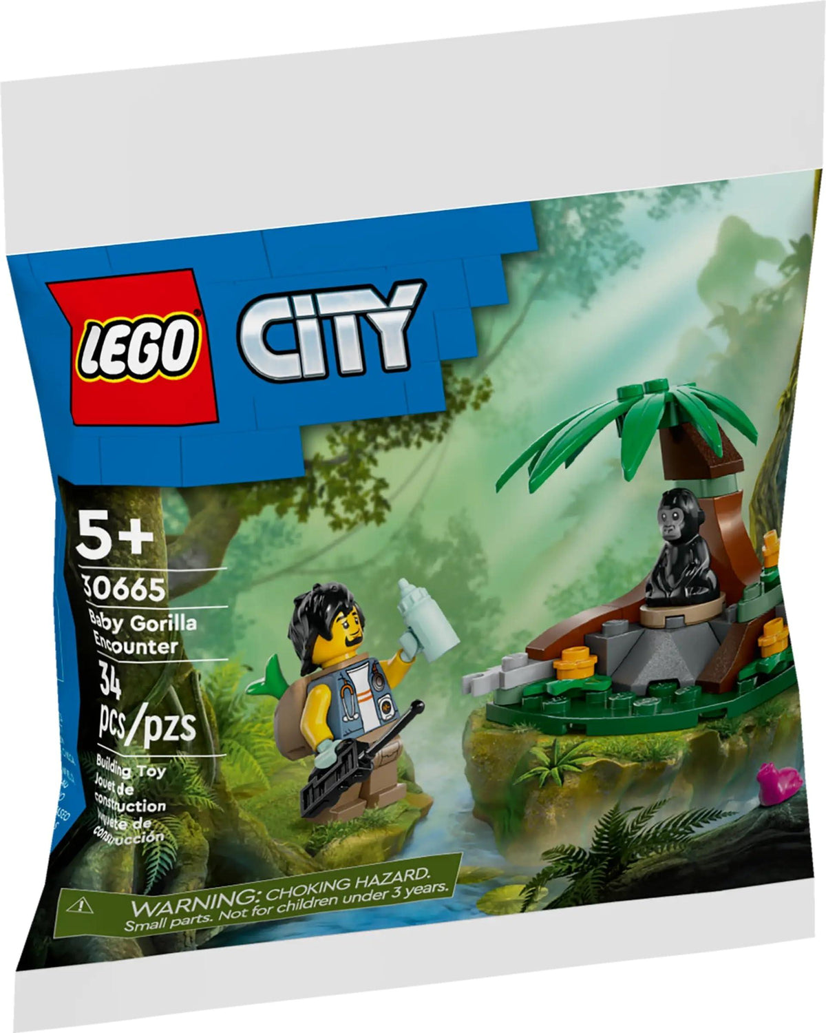 30665 LEGO City Baby Gorilla Encounter Polybag Set