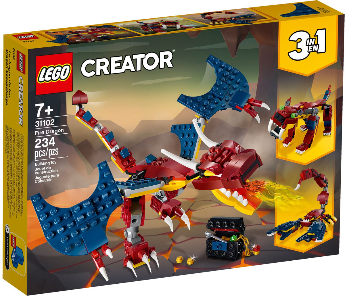 31102 Creator 3-in-1 Fire Dragon