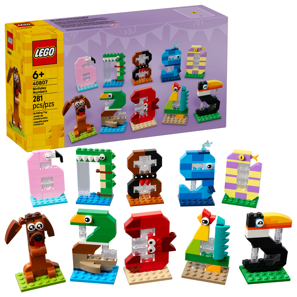 40807 Lego Birthday Numbers