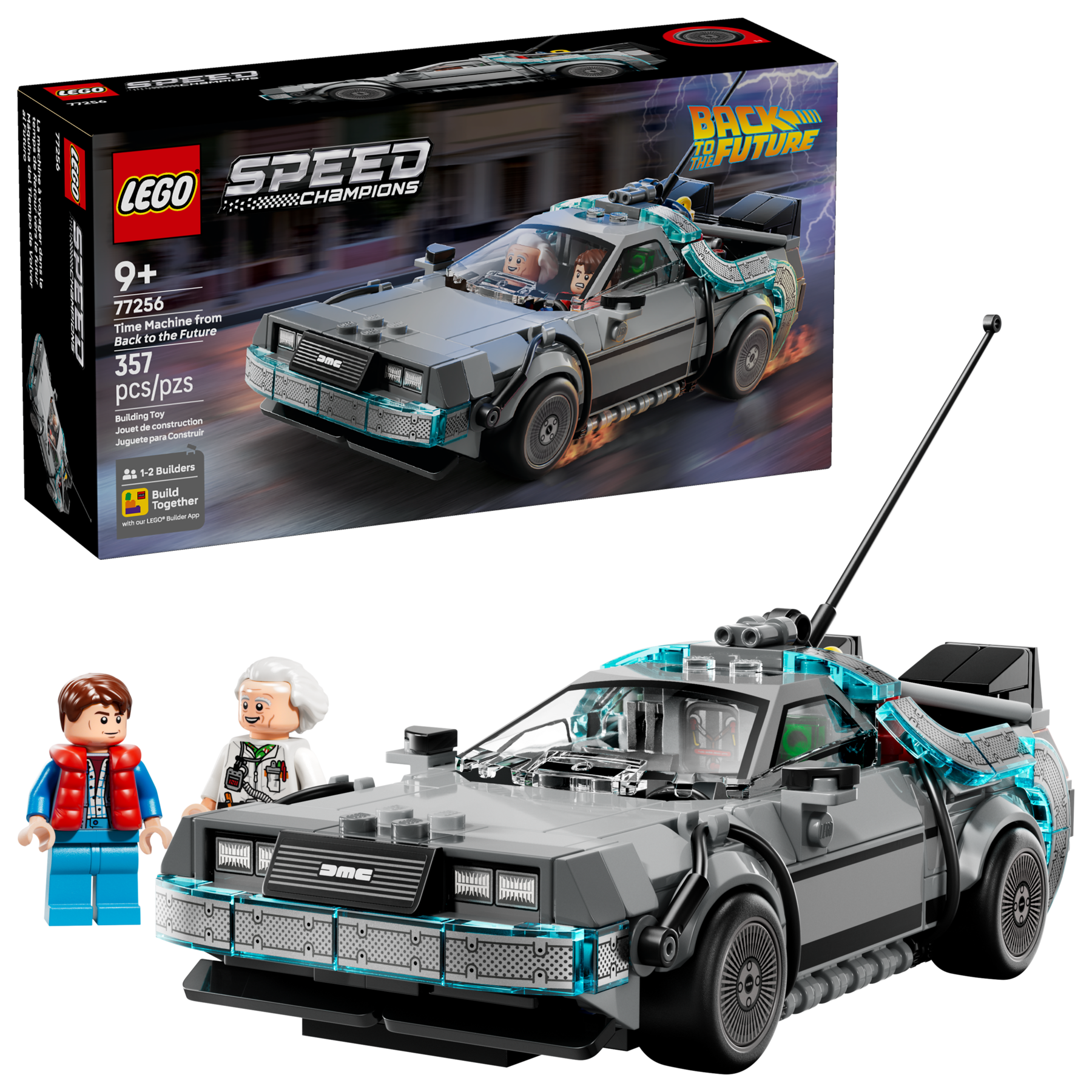 77256 Speed Champions Time Machine from Back to the Future