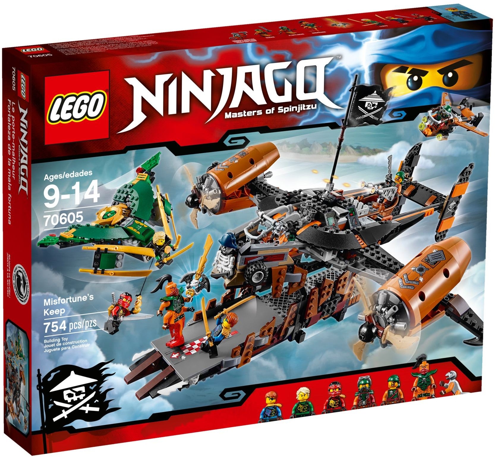 70605 Lego NINJAGO Misfortunes Keep