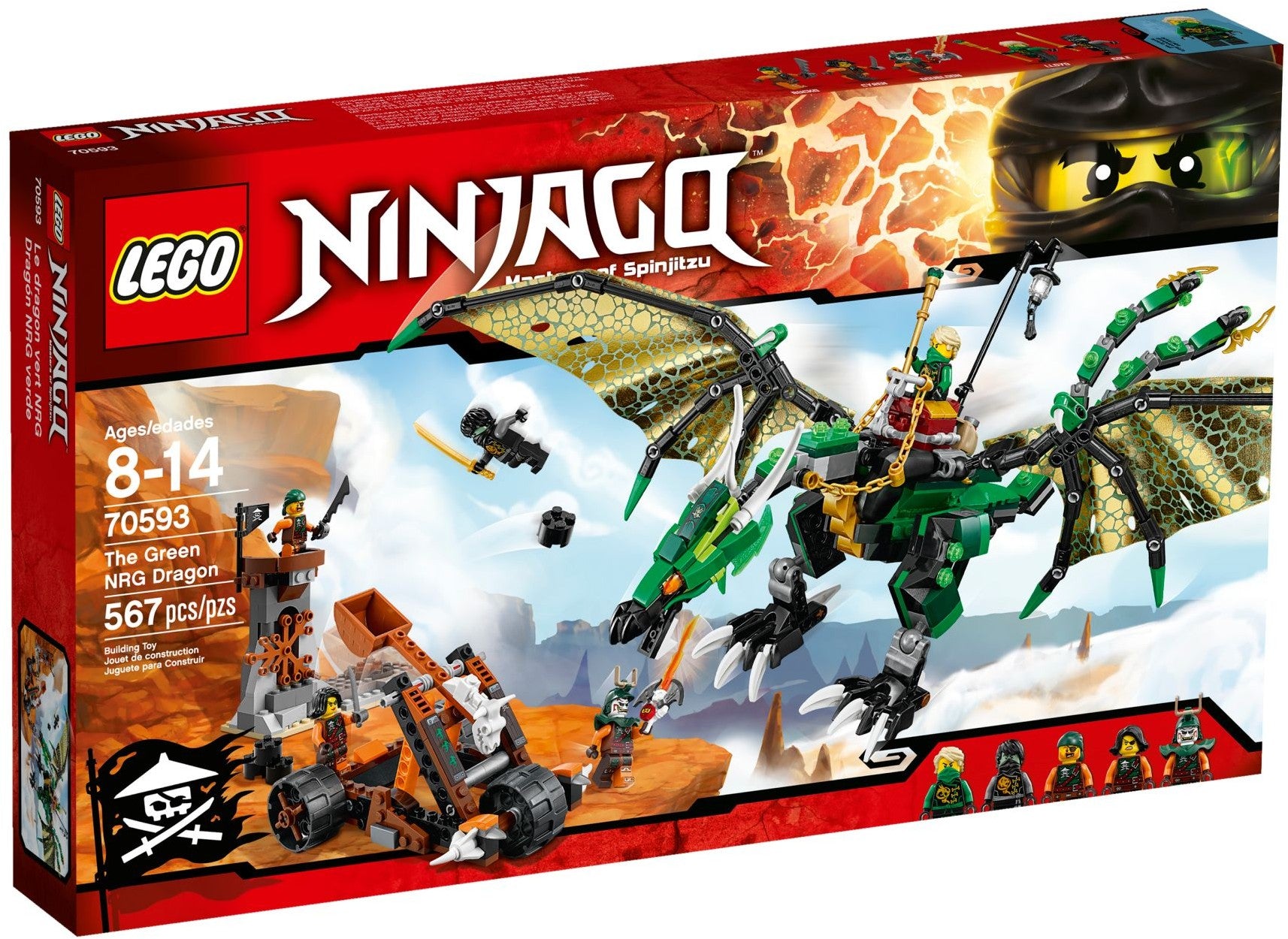 70593 The Green NRG Dragon
