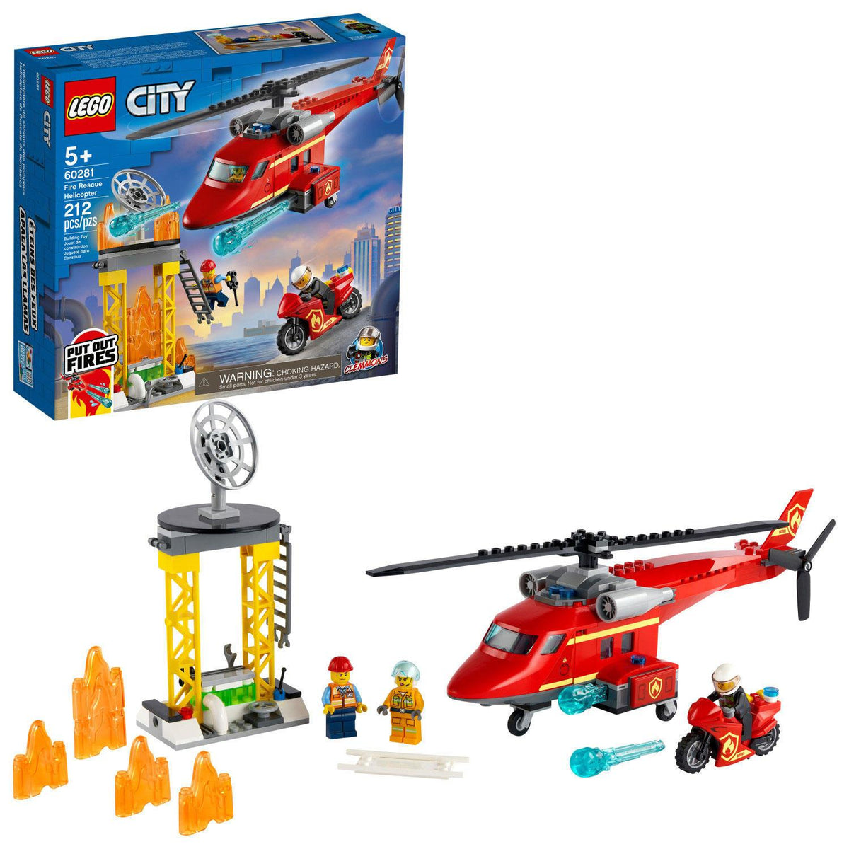 60281 LEGO City Fire Rescue Helicopter