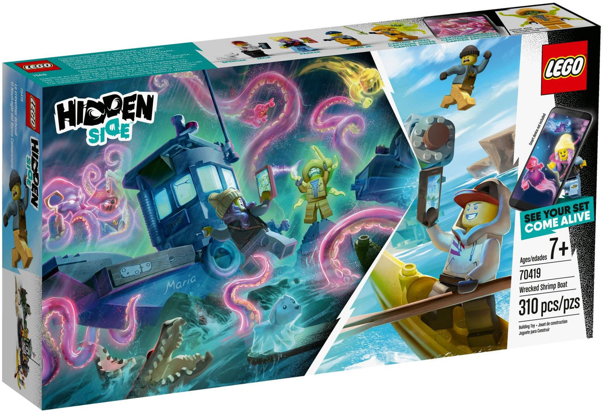 70419 LEGO Hidden Side Wrecked Shrimp Boat
