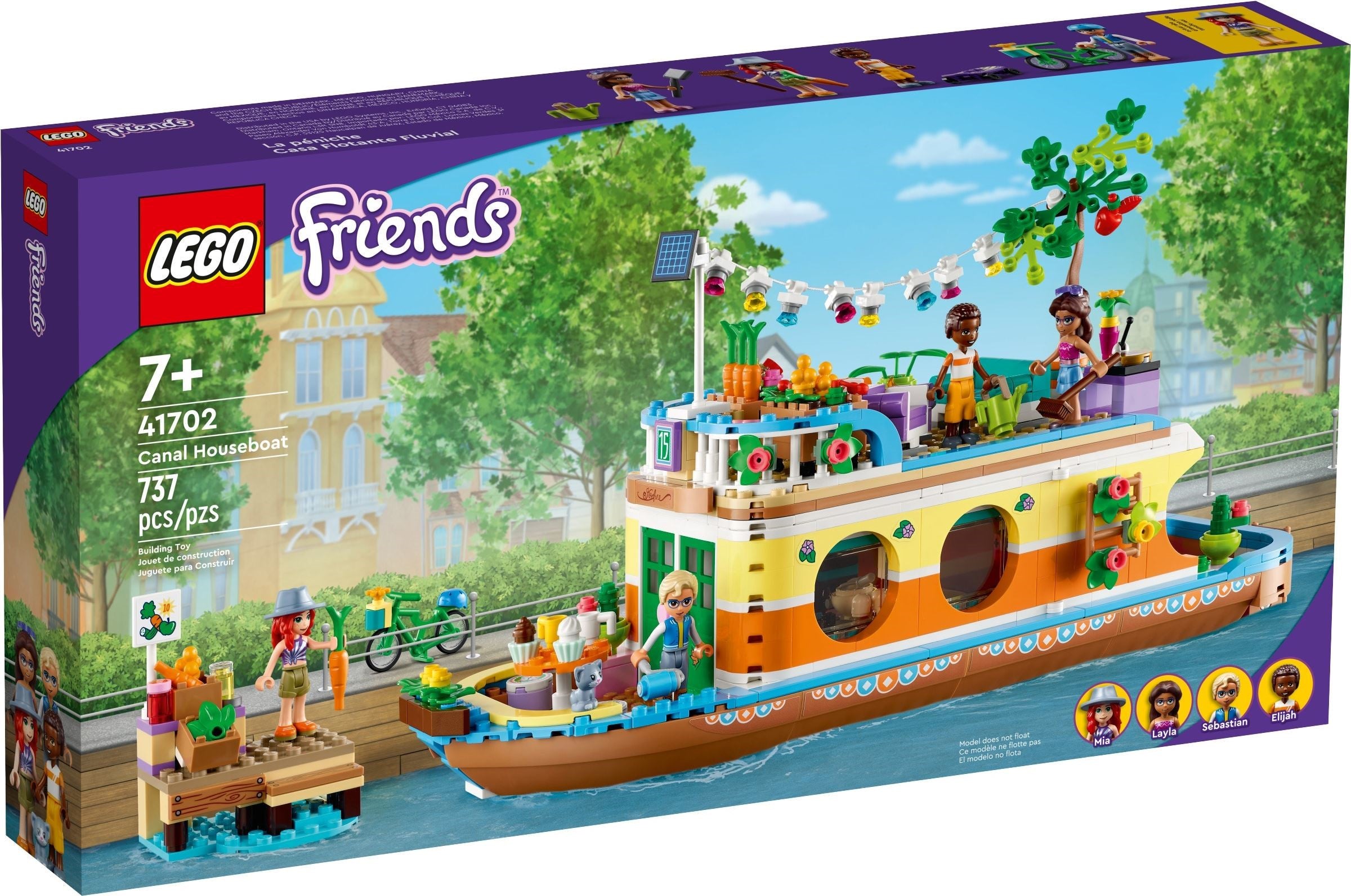41702 Lego Friends Canal Houseboat