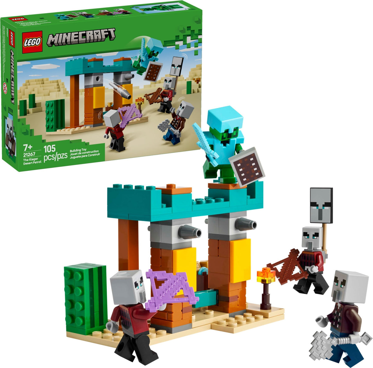 21267 Minecraft The Illager Desert Patrol