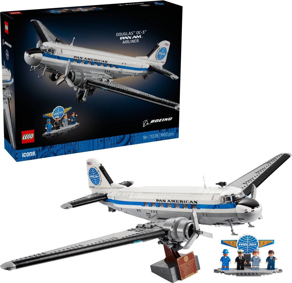 11378 Douglas DC-3 PAN AM Airliner