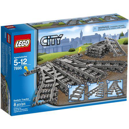 U-7895 Used LEGO City Switch Tracks