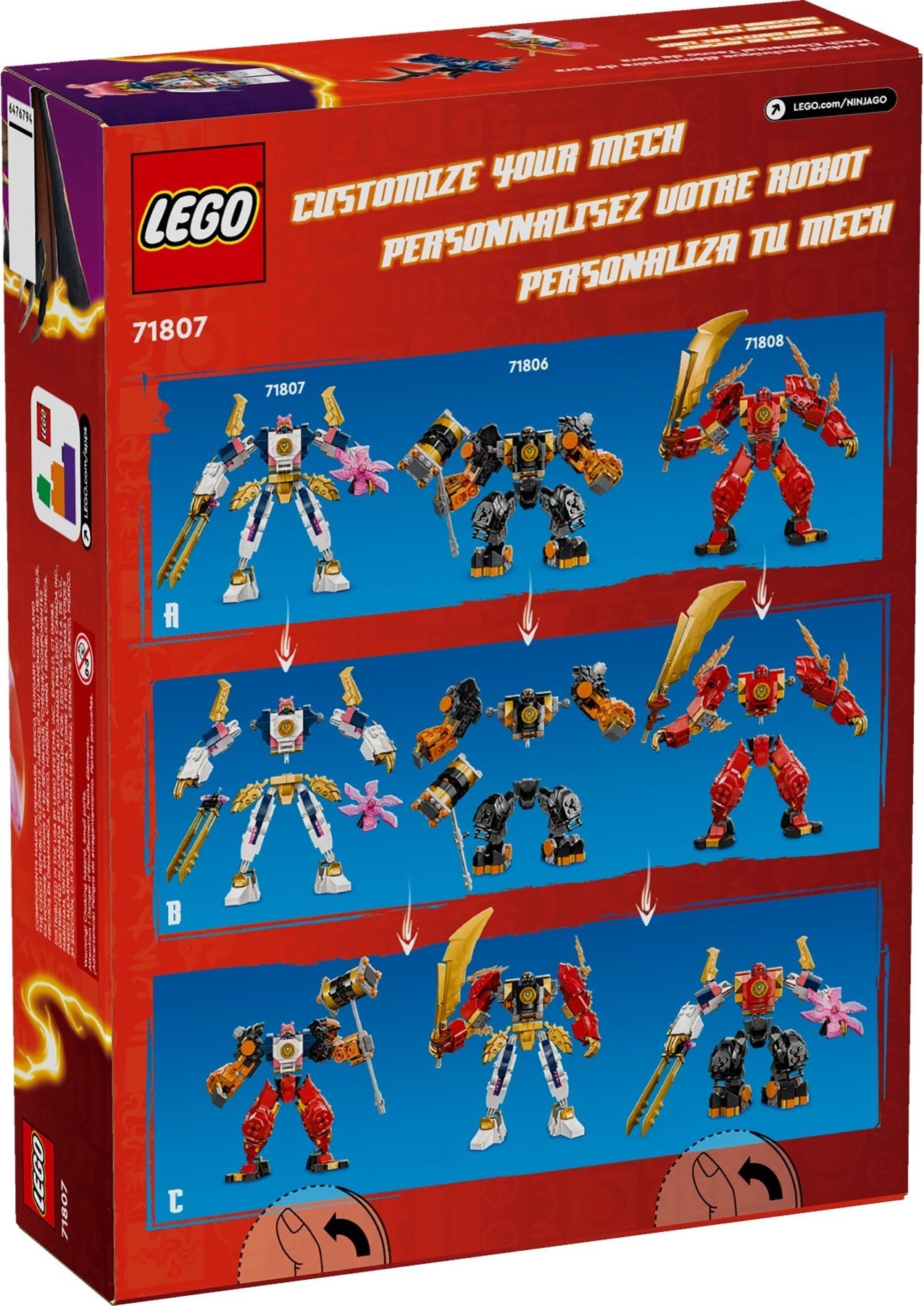 71807 Ninjago Sora's Elemental Tech Mech