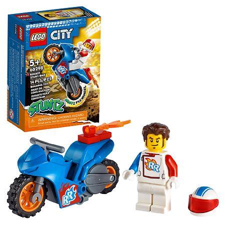 60298 LEGO City Stuntz Rocket Stunt Bike Building Set (14 Pieces)