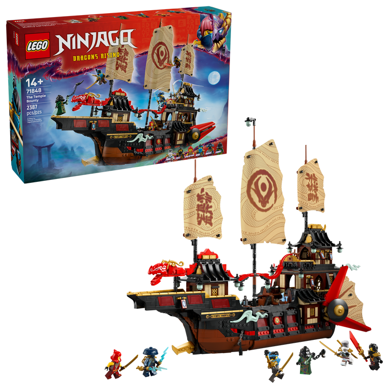 D20-71848 Damaged Ninjago The Temple Bounty