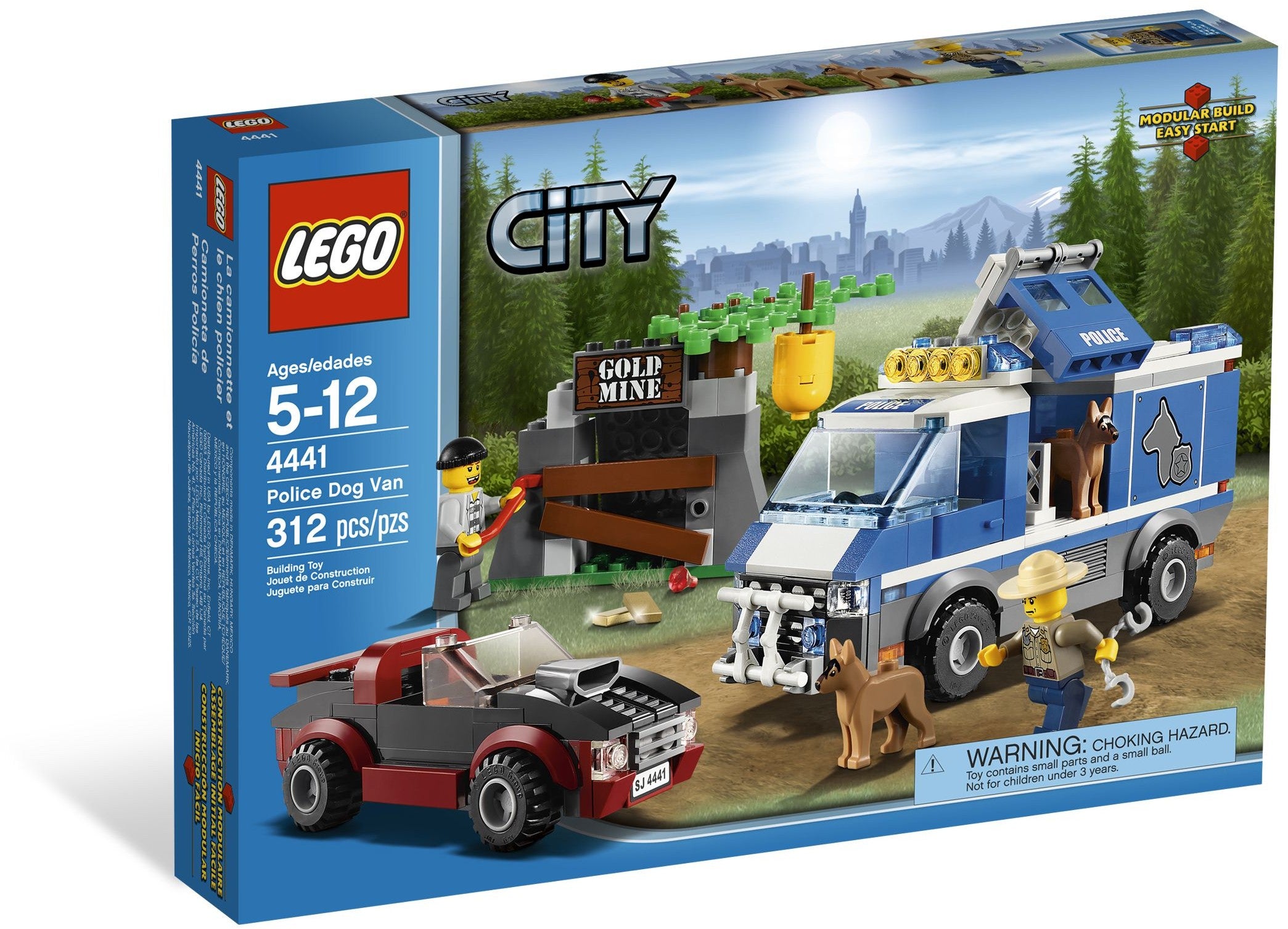 4441 City Police Dog Van