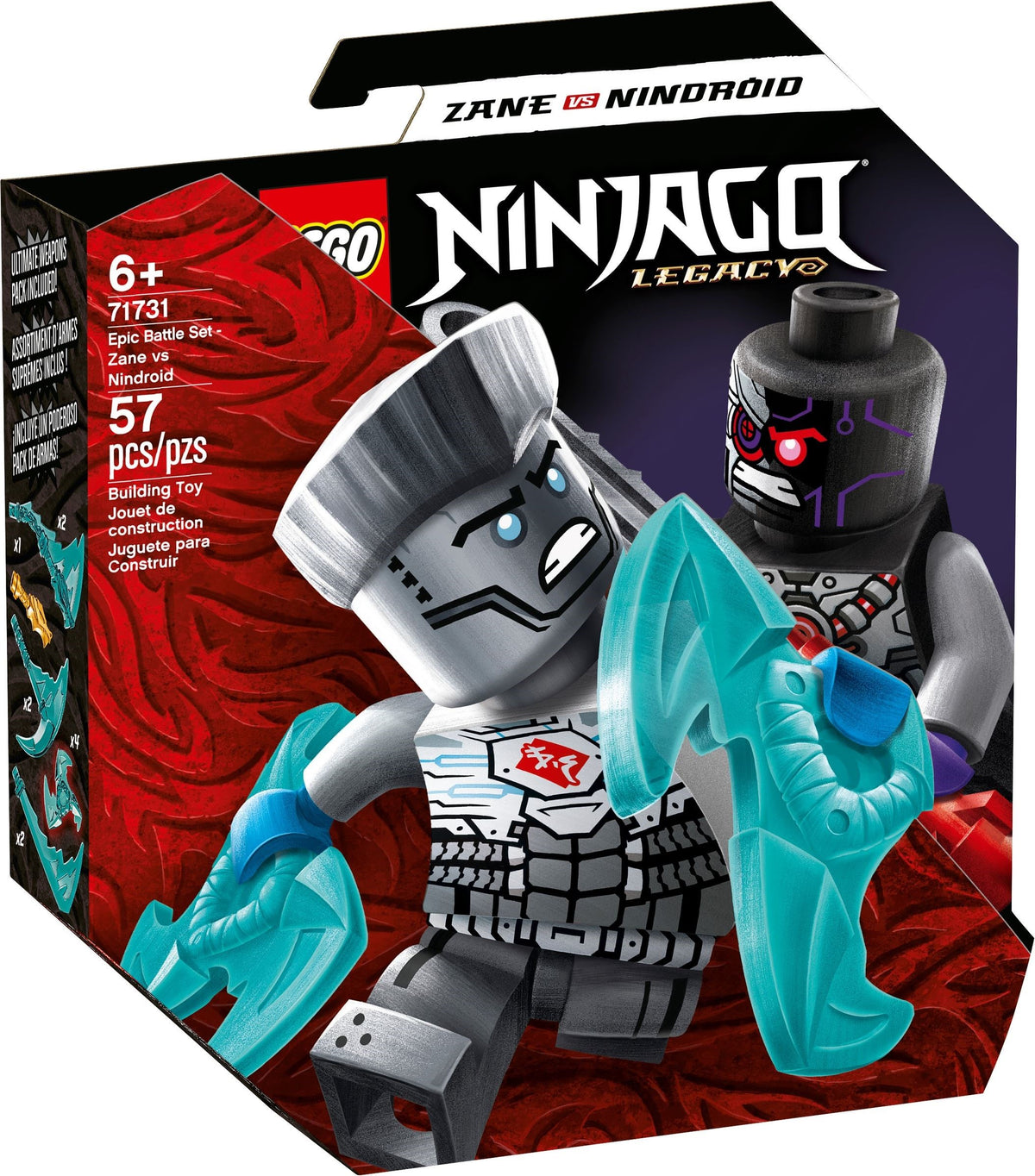 71731 Ninjago Epic Battle Set Zane vs. Nindroid