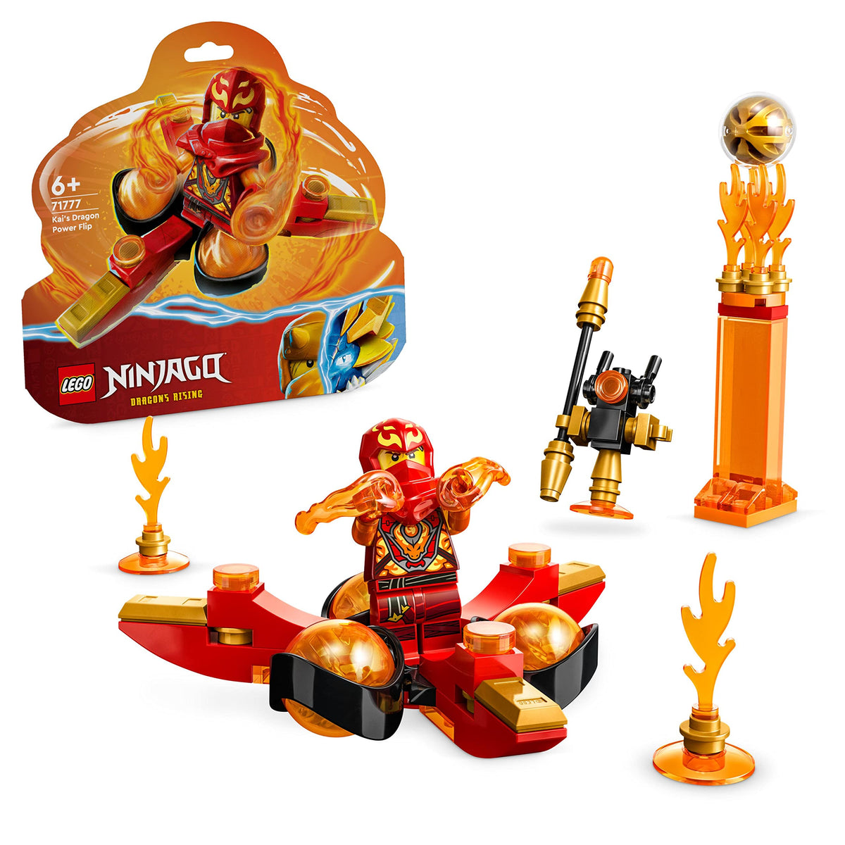71777 Ninjago Kai’s Dragon Power Spinjitzu Flip