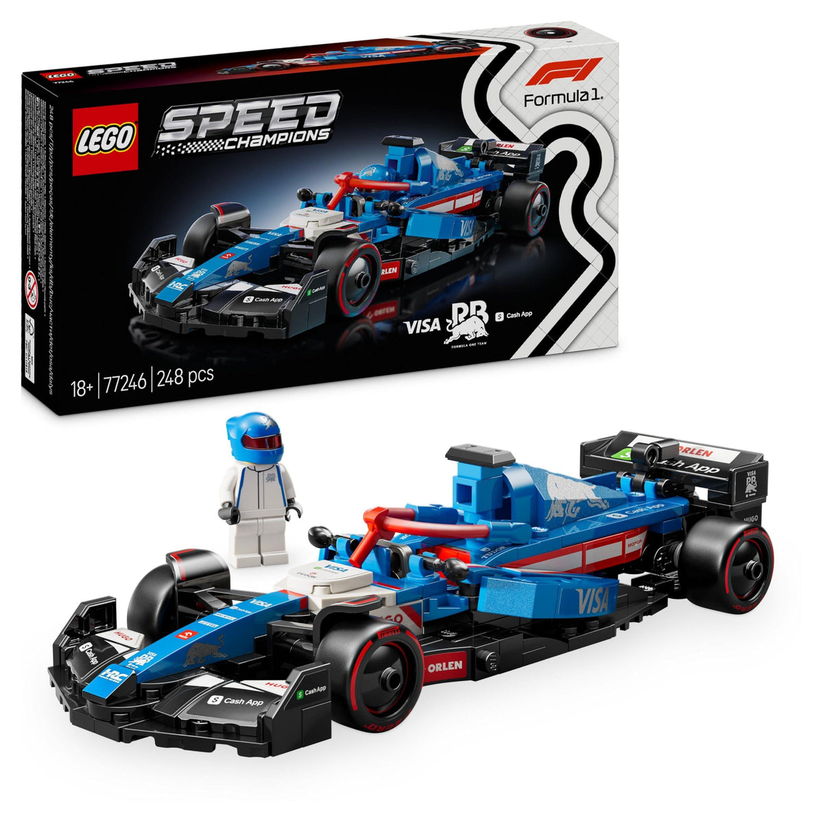 77246 Speed Champions Visa Cash App RB VCARB 01 F1