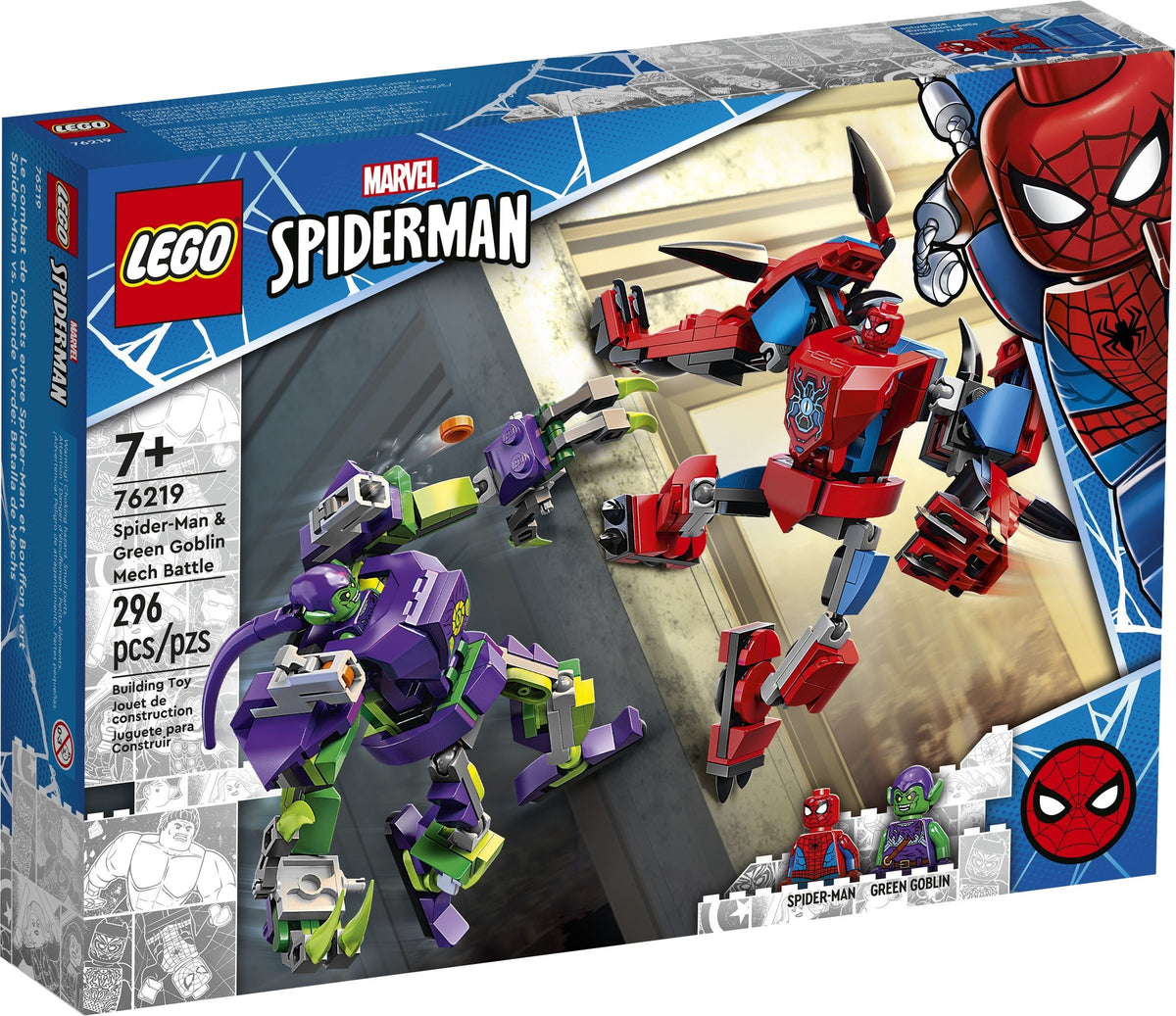 76219 Lego MARVEL SUPER HEROES Spider-Man & Green Goblin Mech Battle
