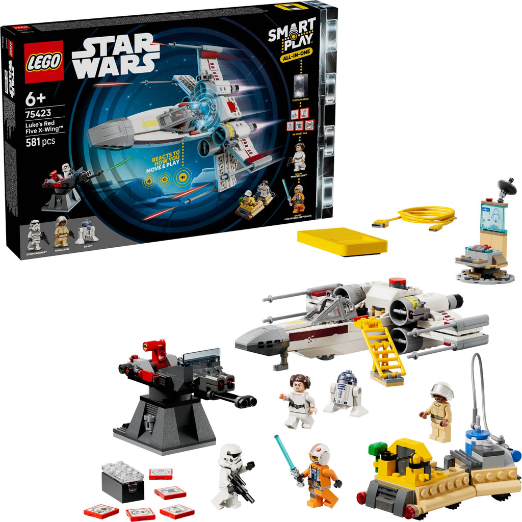 75423 Star Wars SMART Play™: Luke's Red Five X-Wing™