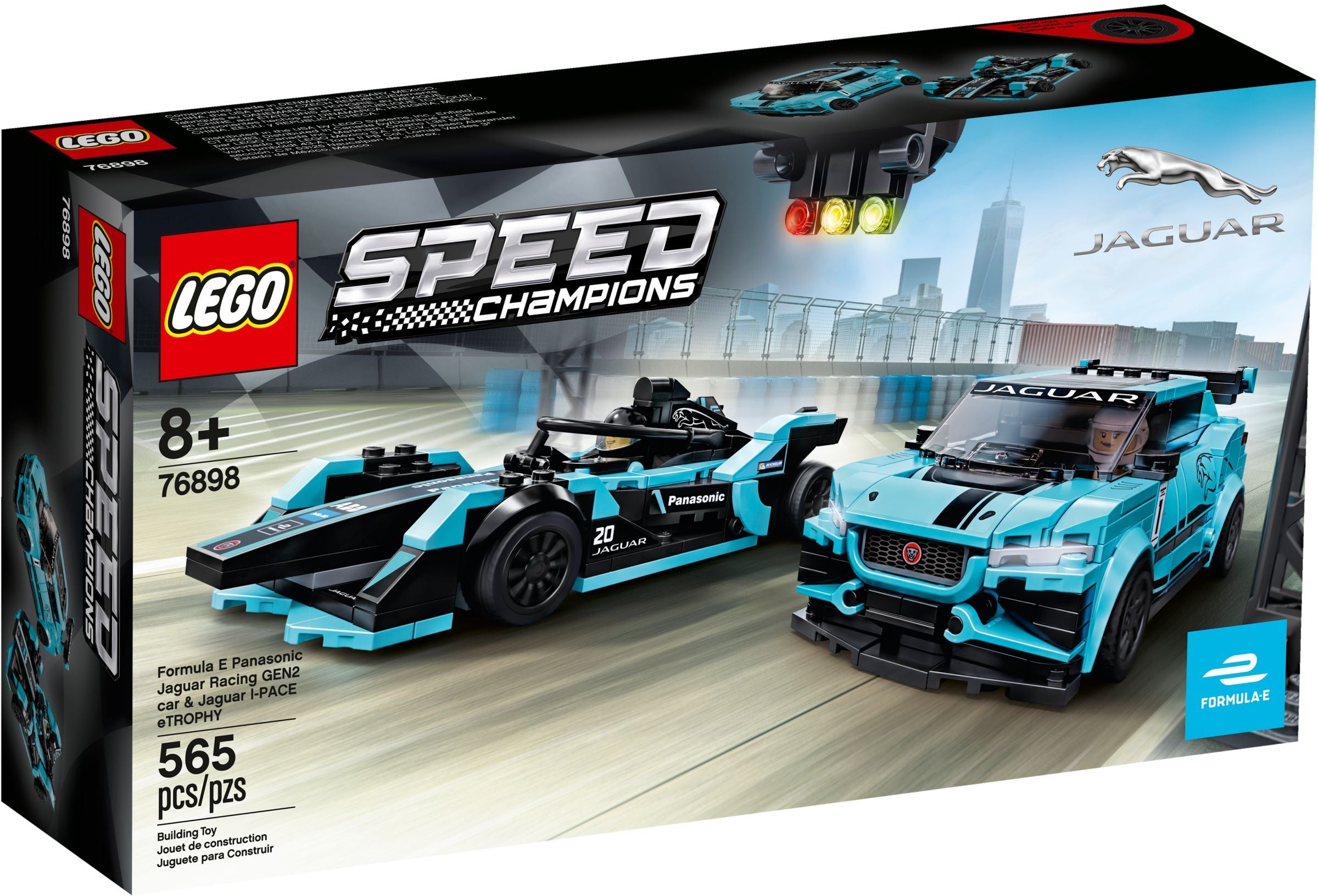 76898 Formula E Panasonic Jaguar Racing GEN2 car & Jaguar I-PACE eTROPHY
