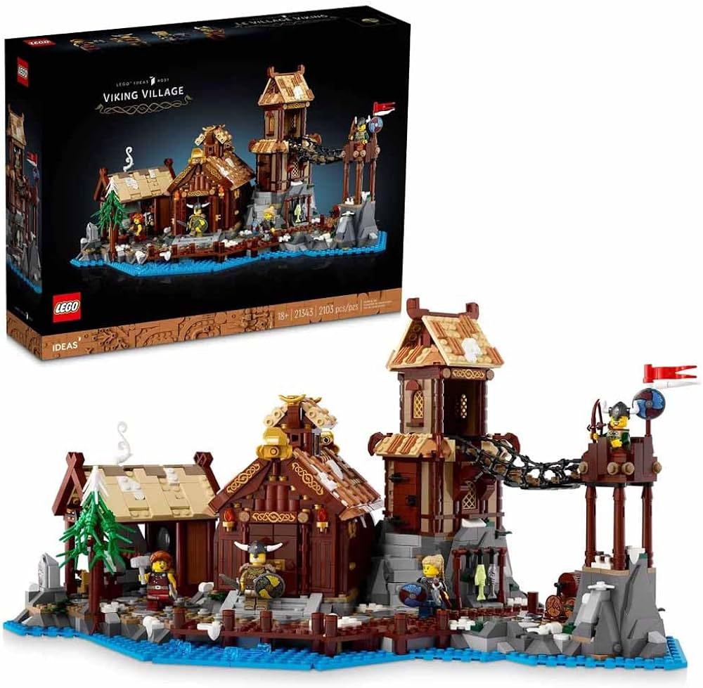U-21343 USED Lego IDEAS Viking Villiage  (read description)