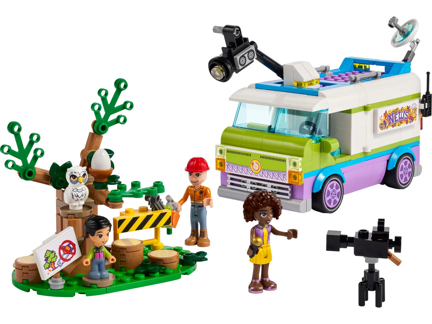 41749 Lego Friends Newsroom Van