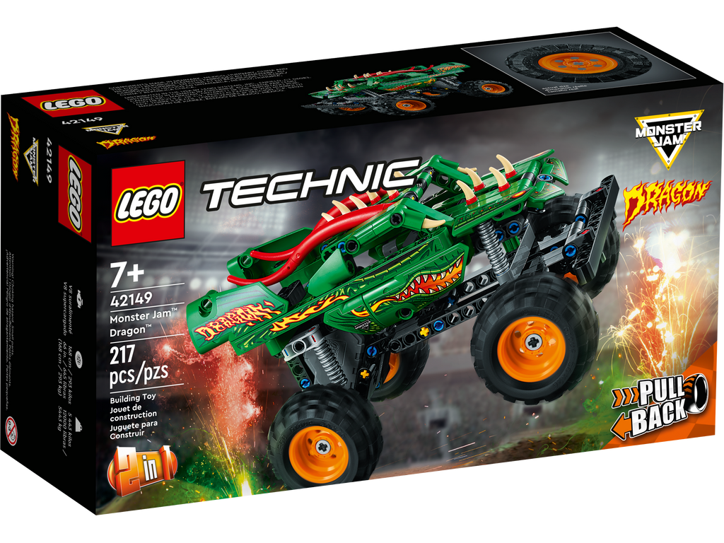 D15-42149 Damaged Technic Monster Jam™ Dragon™