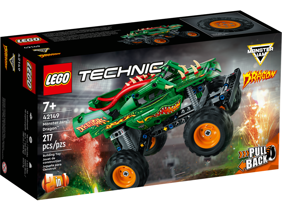 D15-42149 Damaged Technic Monster Jam™ Dragon™
