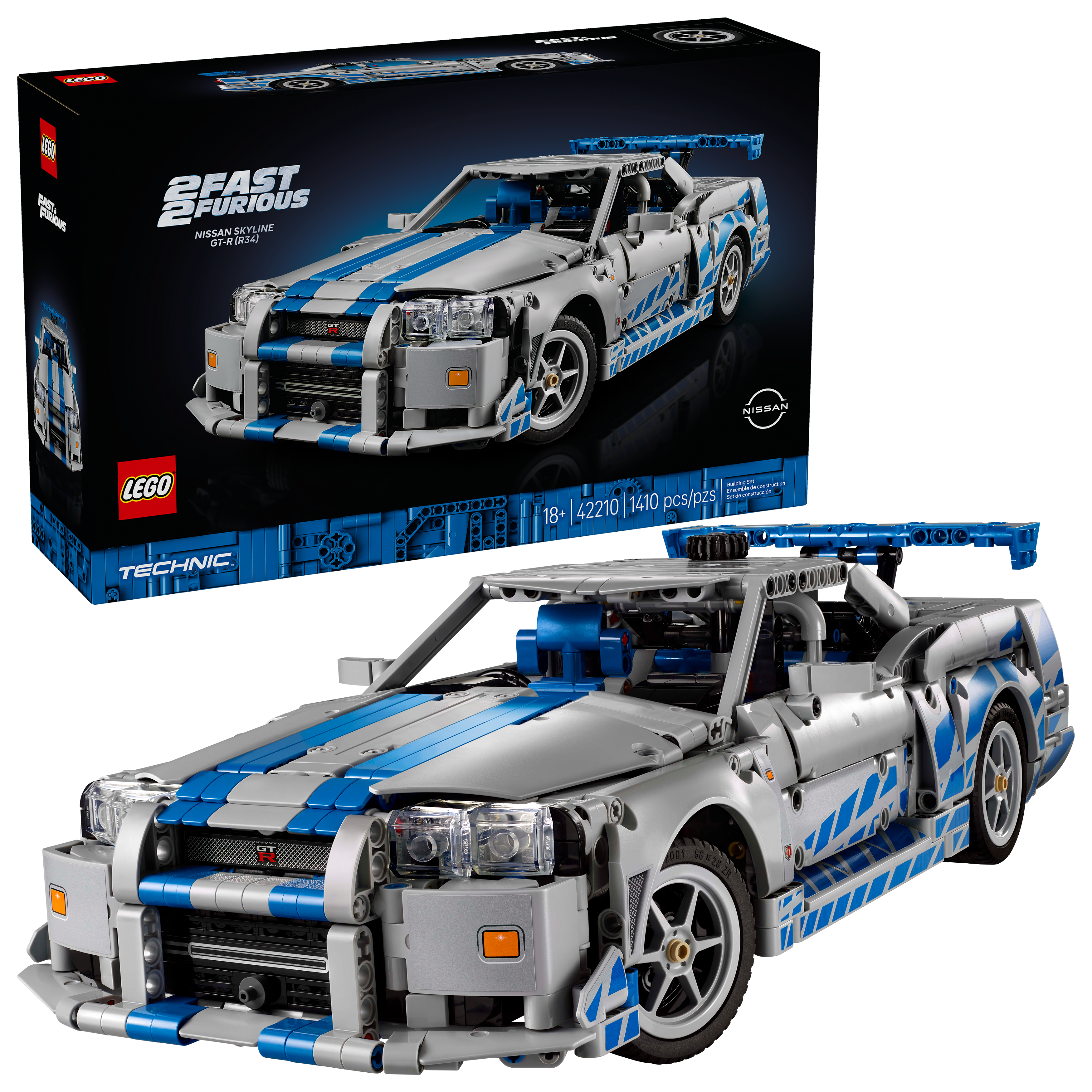 42210 Technic 2 Fast 2 Furious Nissan Skyline GT-R (R34) Car