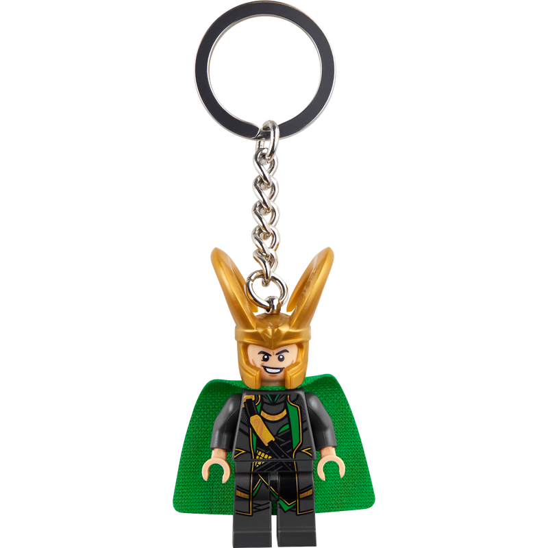 854294 LEGO Loki Key Chain Marvel Super Heroes Mini Figure Keychain