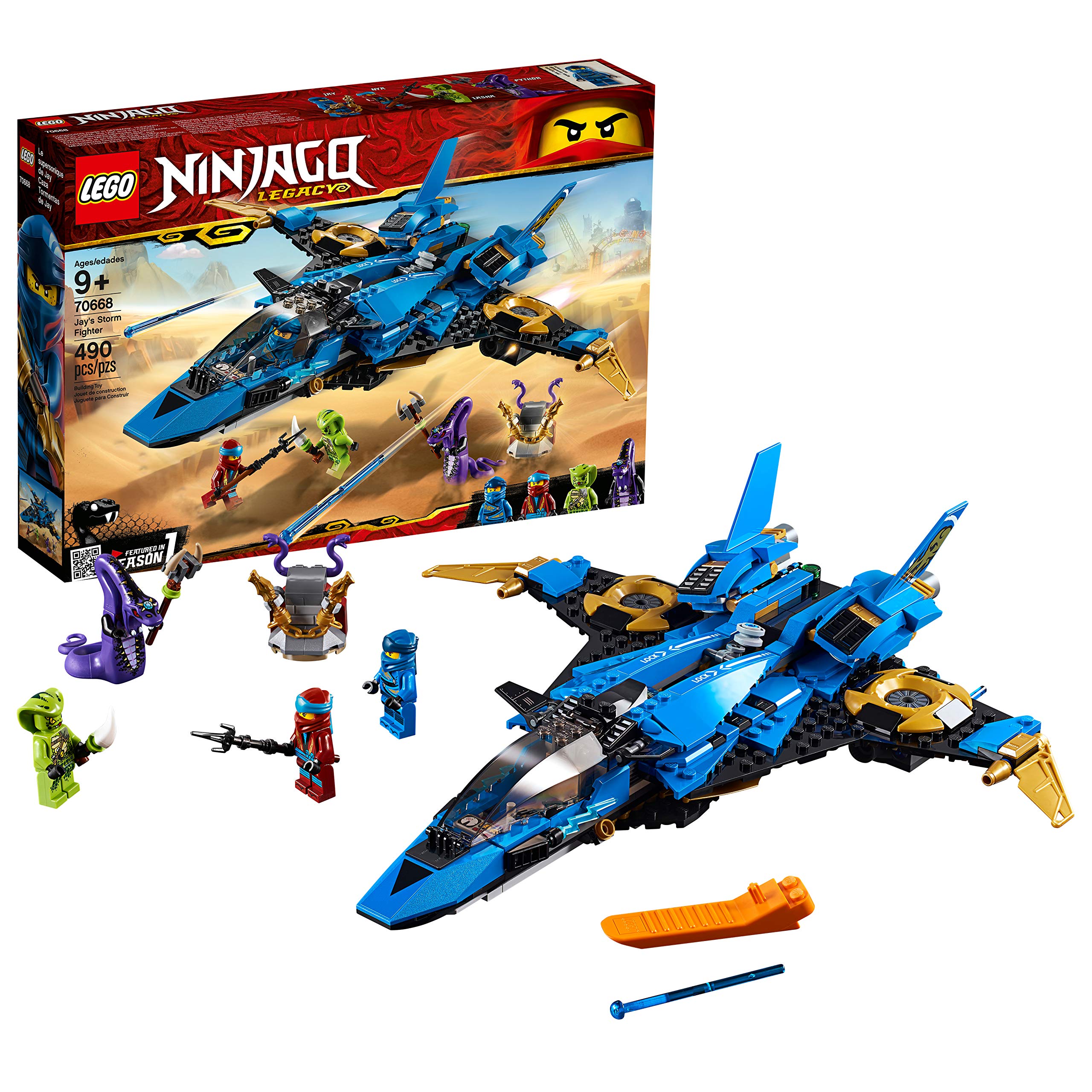 D10-70668 Damaged Ninjago Jay's Storm Fighter