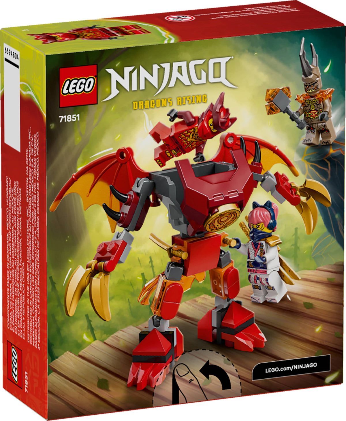 71851 Ninjago Kai's Dragon Mech Battle Pack