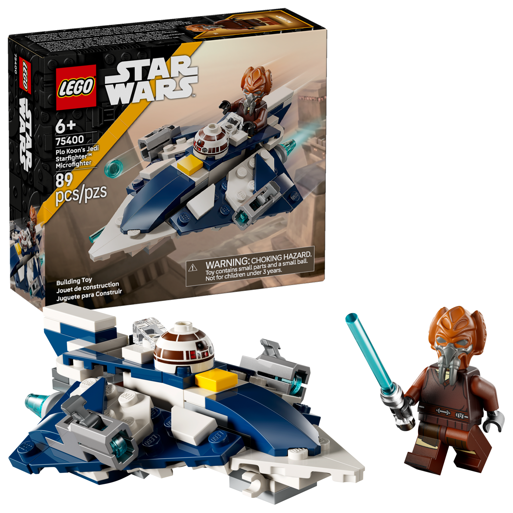 U-75400 USED LEGO Star Wars Plo Koon's Jedi Starfighter™ Microfighter