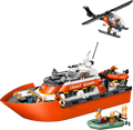 60504 City Coast Guard Rescue Boat & Helicopter