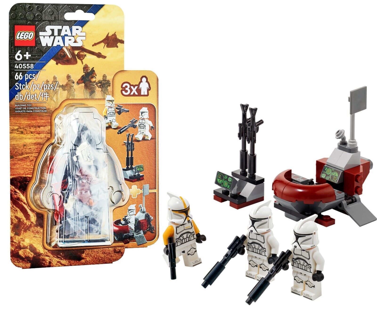 40558 Lego Star Wars Clone Trooper™ Command Station Blister Pack