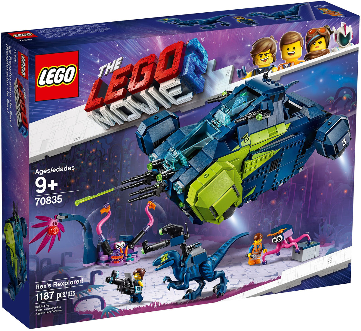 70835  THE LEGO MOVIE 2 Rex's Rexplorer!