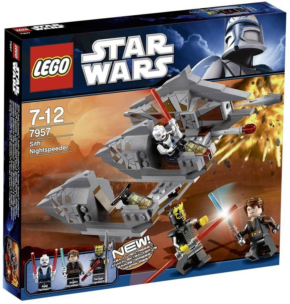 U-7957 Used Lego Star Wars Sith Nightspeeder
