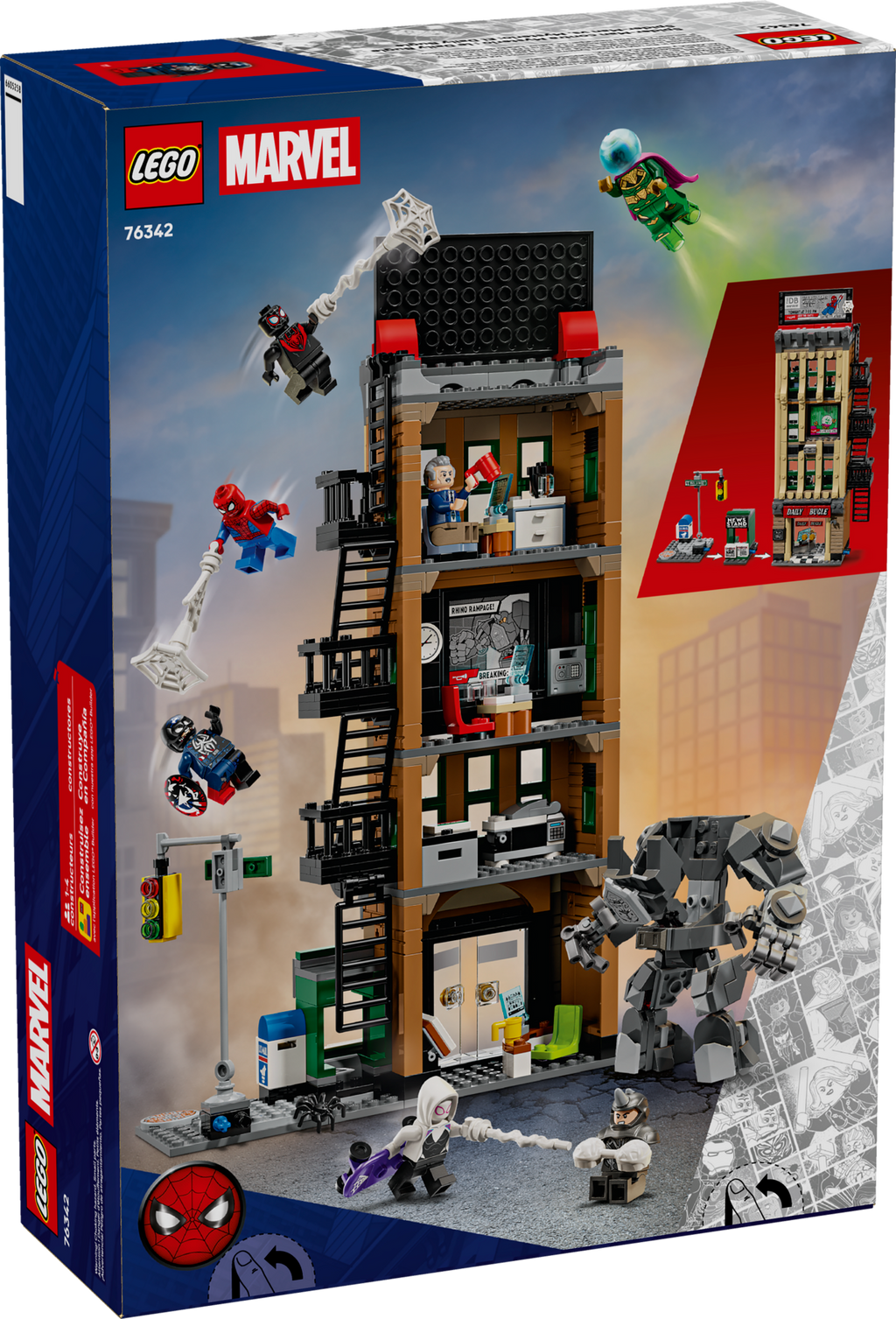 76342 Marvel Spider-Man vs. Mysterio: The Daily Bugle