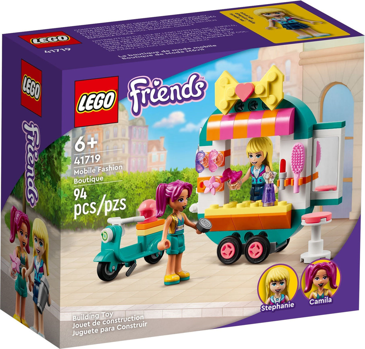 41719 Lego Friends Mobile Fashion Boutique Shop and Hair Salon Playset