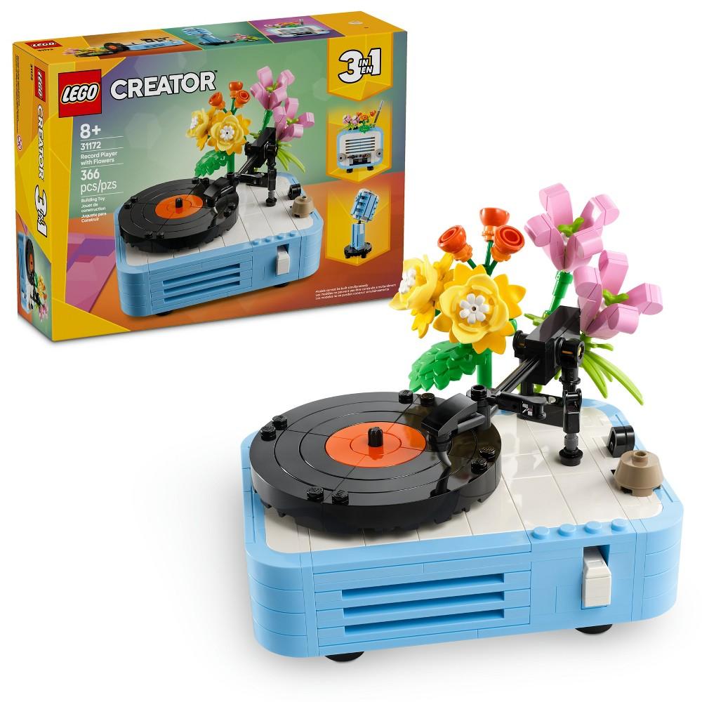 31172 Creator 3 in 1 Record Player with Flowers