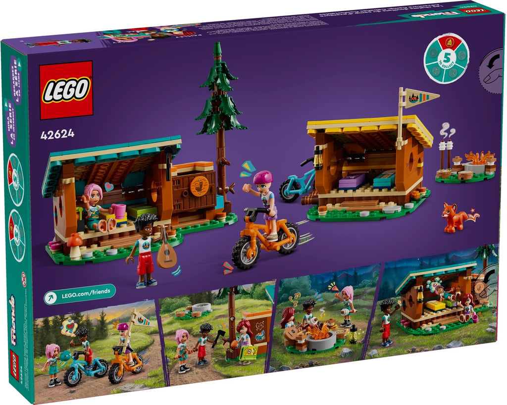 42624 Friends Adventure Camp Cozy Cabins