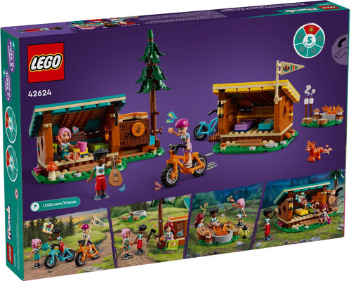 42624 Friends Adventure Camp Cozy Cabins