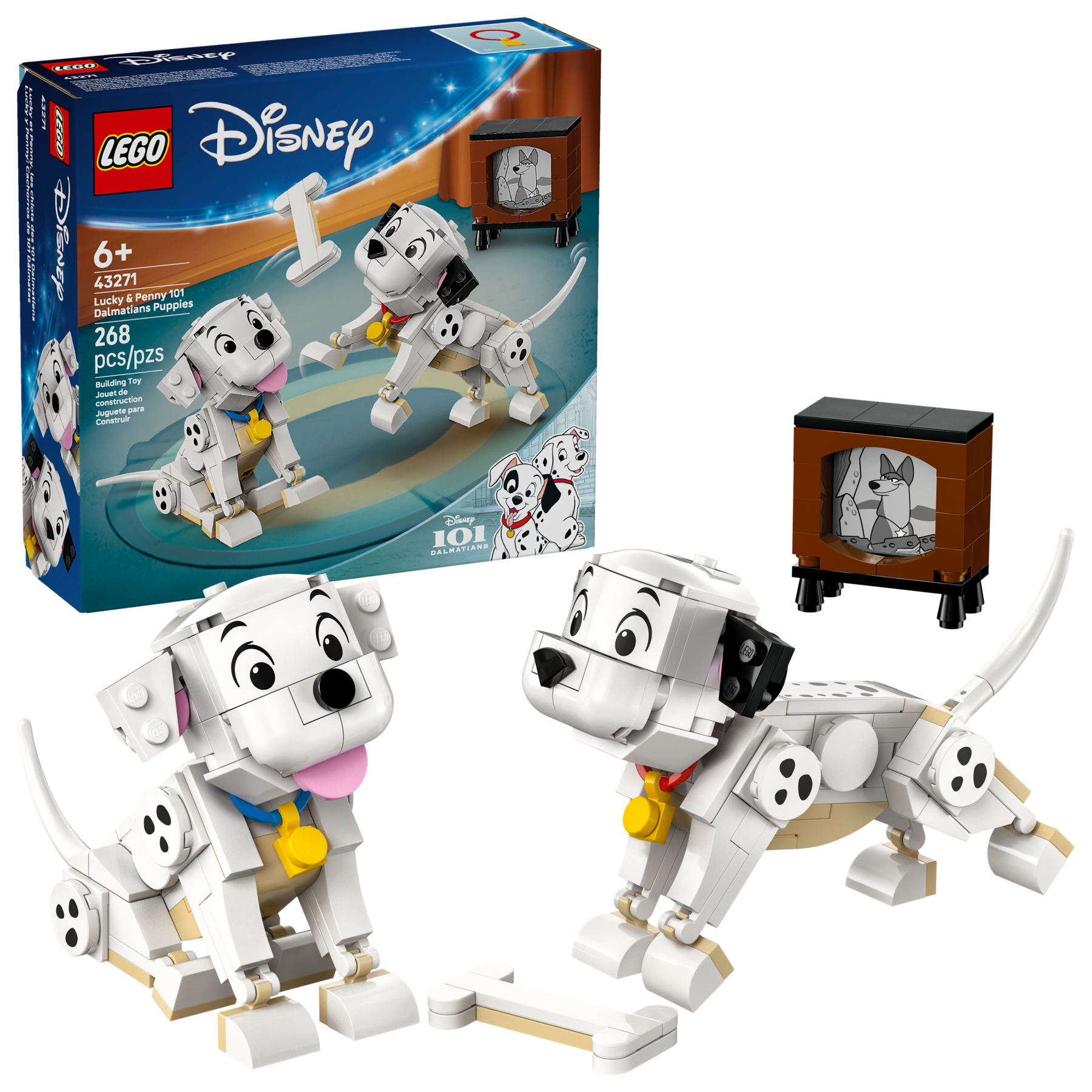 43271 Disney Lucky & Penny 101 Dalmatians Puppies