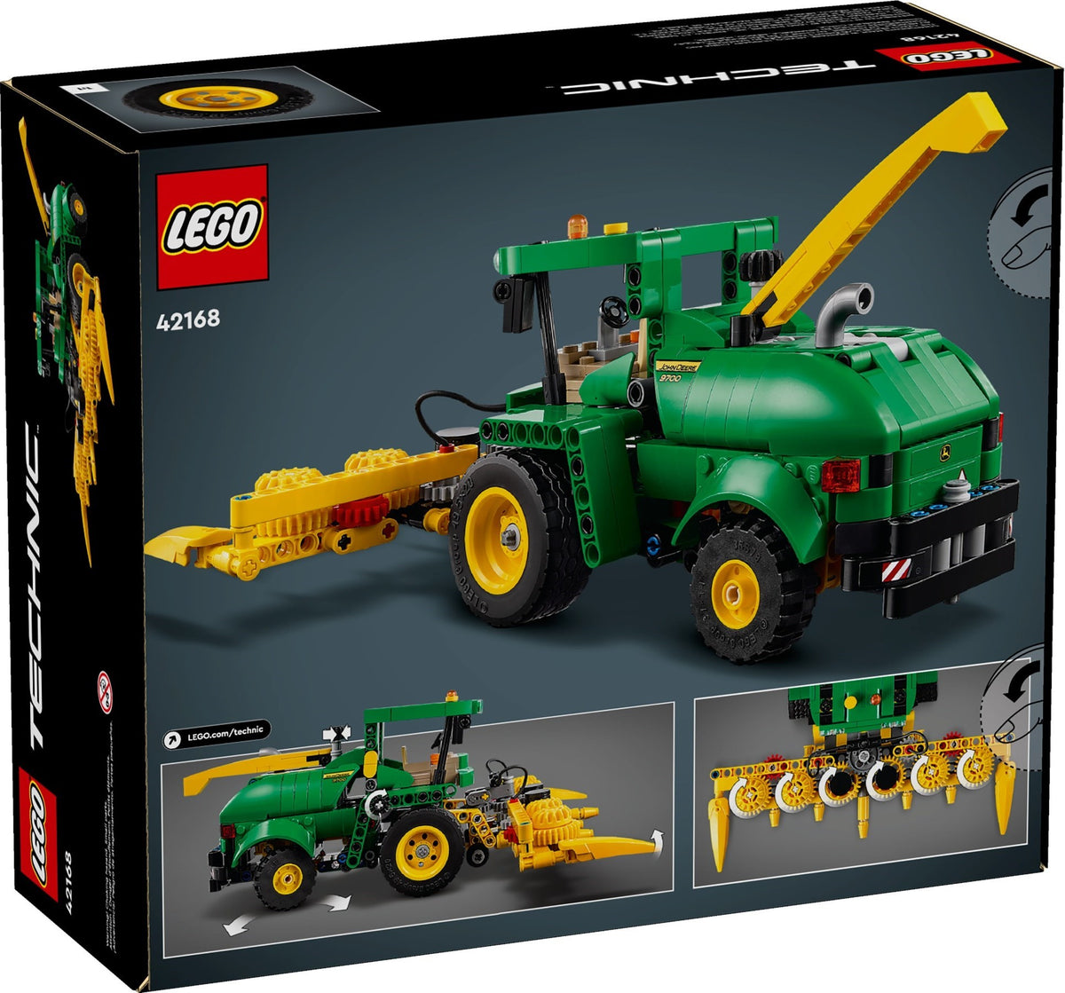 42168 Technic John Deere 9700 Forage Harvester