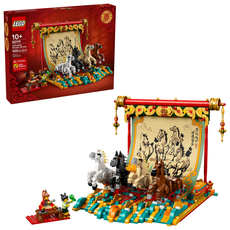 80119 Lego Galloping Horses Canvas