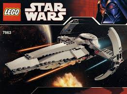 U-7663 Used Lego Star Wars Sith Infiltrator