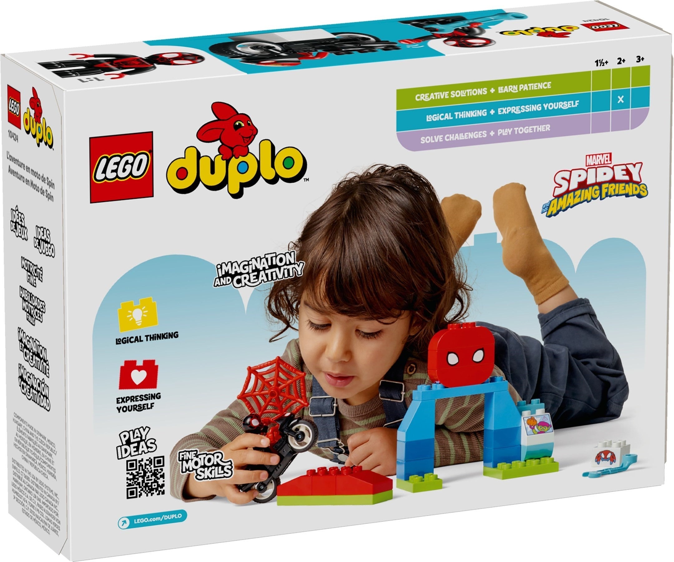 10424 Duplo Spiderman Spin's Motorcycle Adventure