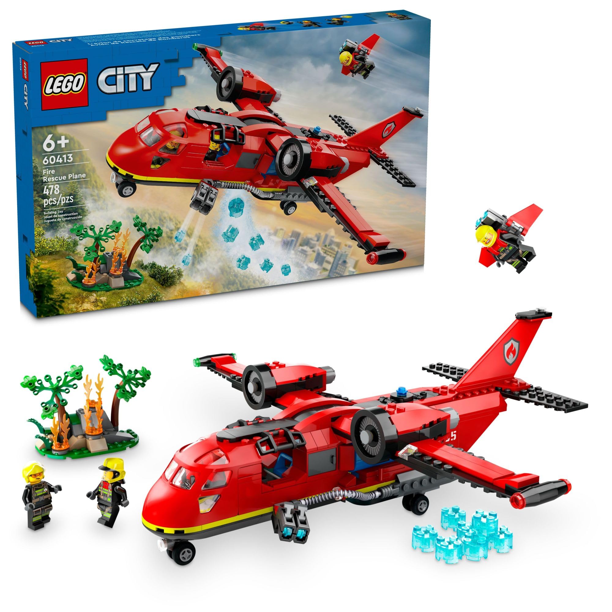 60413 Lego City Fire Rescue Plane