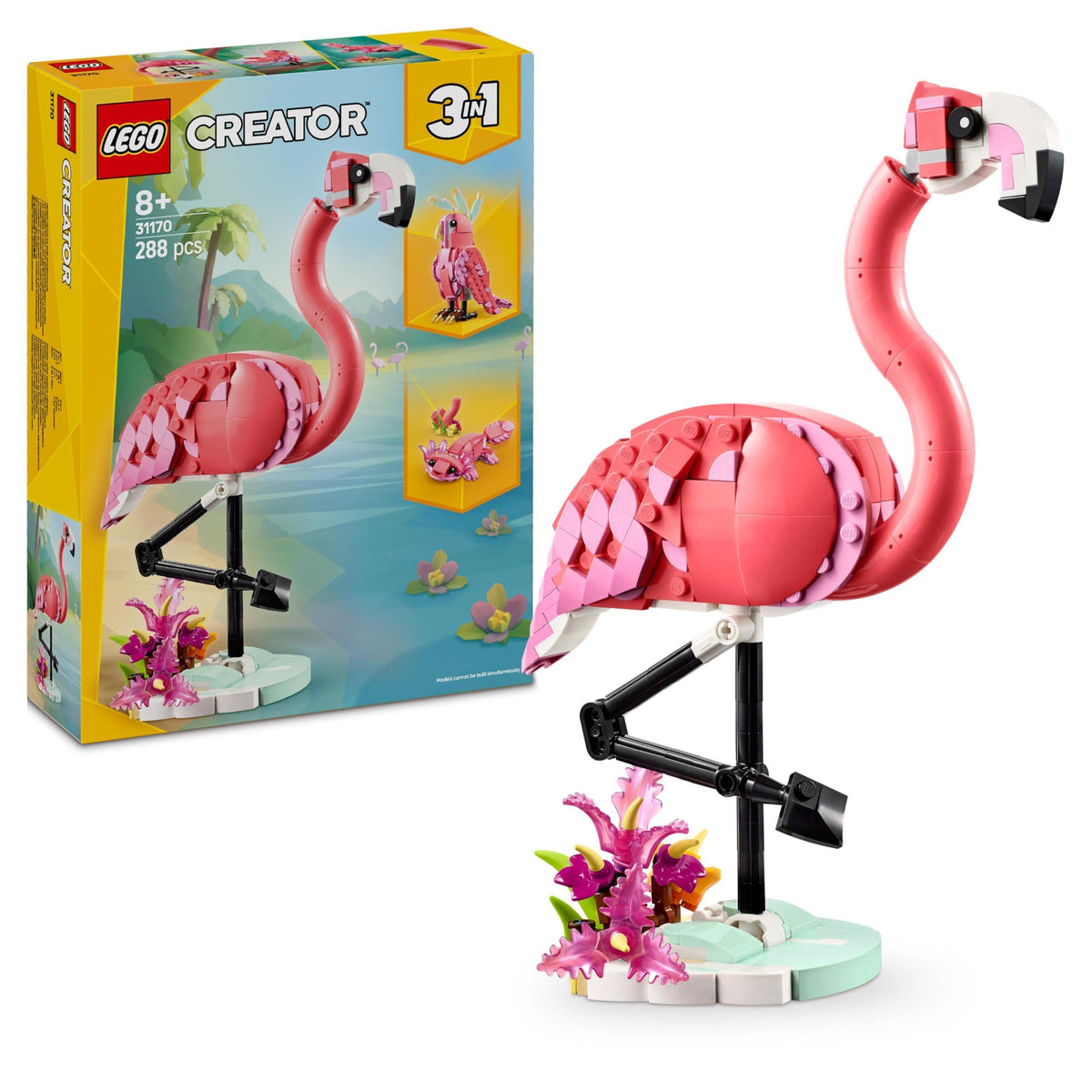 31170 LEGO Creator 3in1 Wild Animals: Pink Flamingo Toy